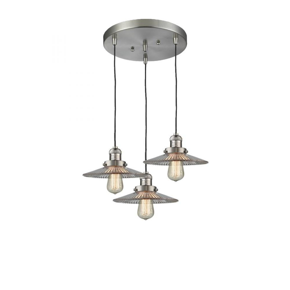 Halophane 3 Light Multi-Pendant
