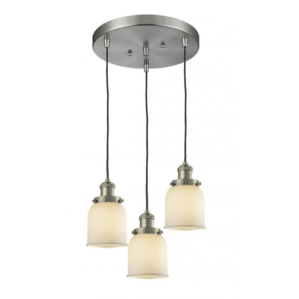 Small Bell 3 Light Multi-Pendant