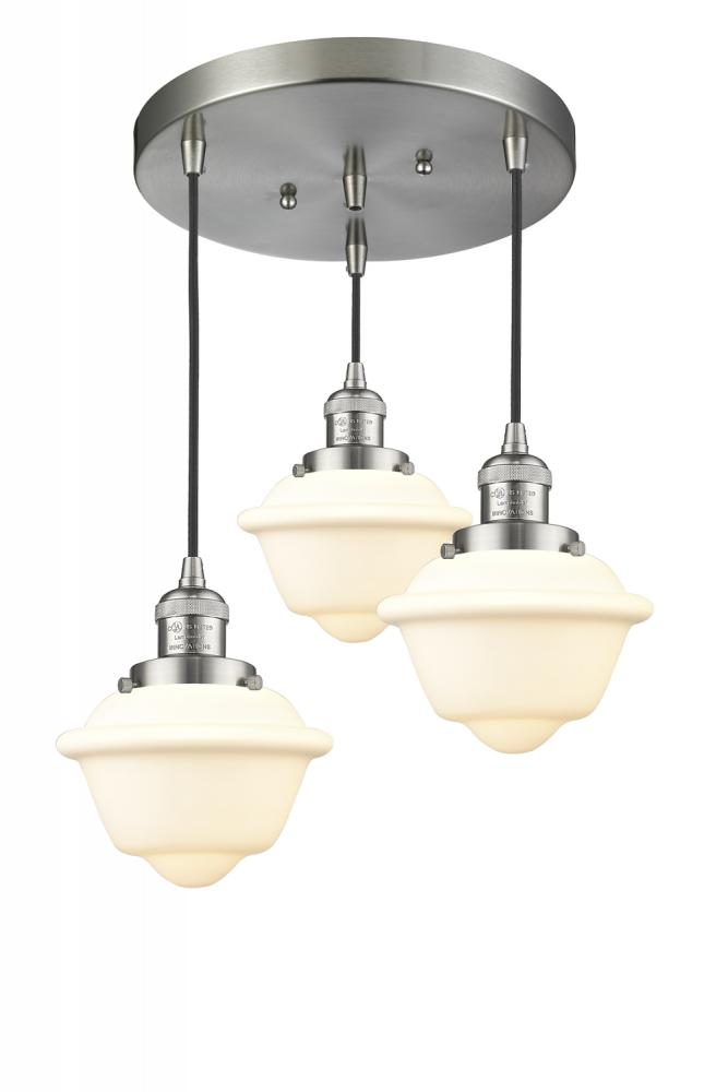 Innovations Lighting OXFORD 211/3-SN-G531 Pendant Traditional - Nickel