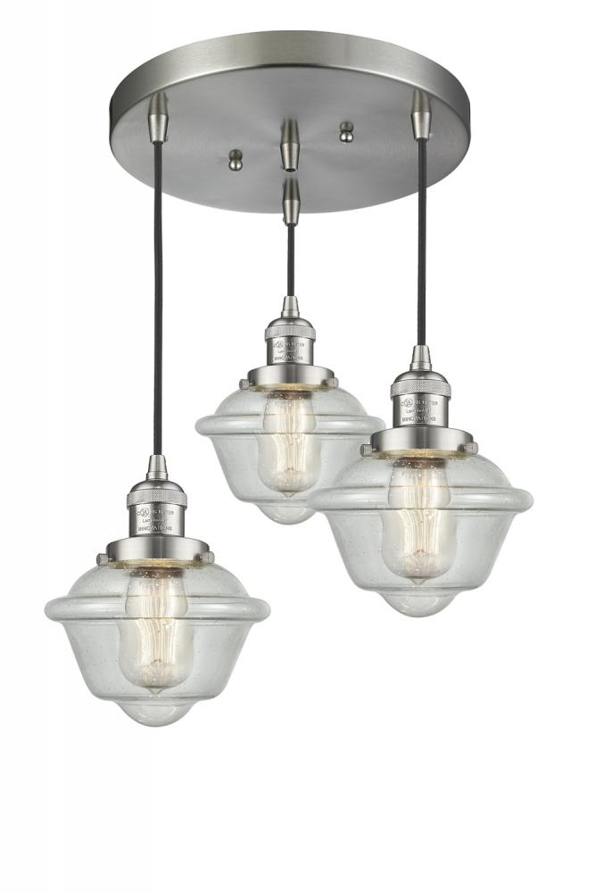 Innovations Lighting OXFORD 211/3-SN-G534 Pendant Traditional - Nickel