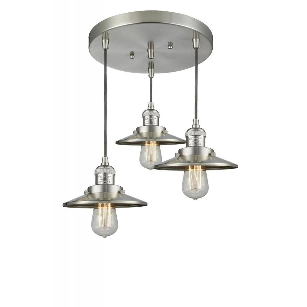 Railroad 3 Light Multi-Pendant