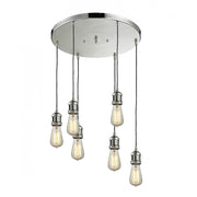 Bare Bulb 6 Light Multi-Pendant