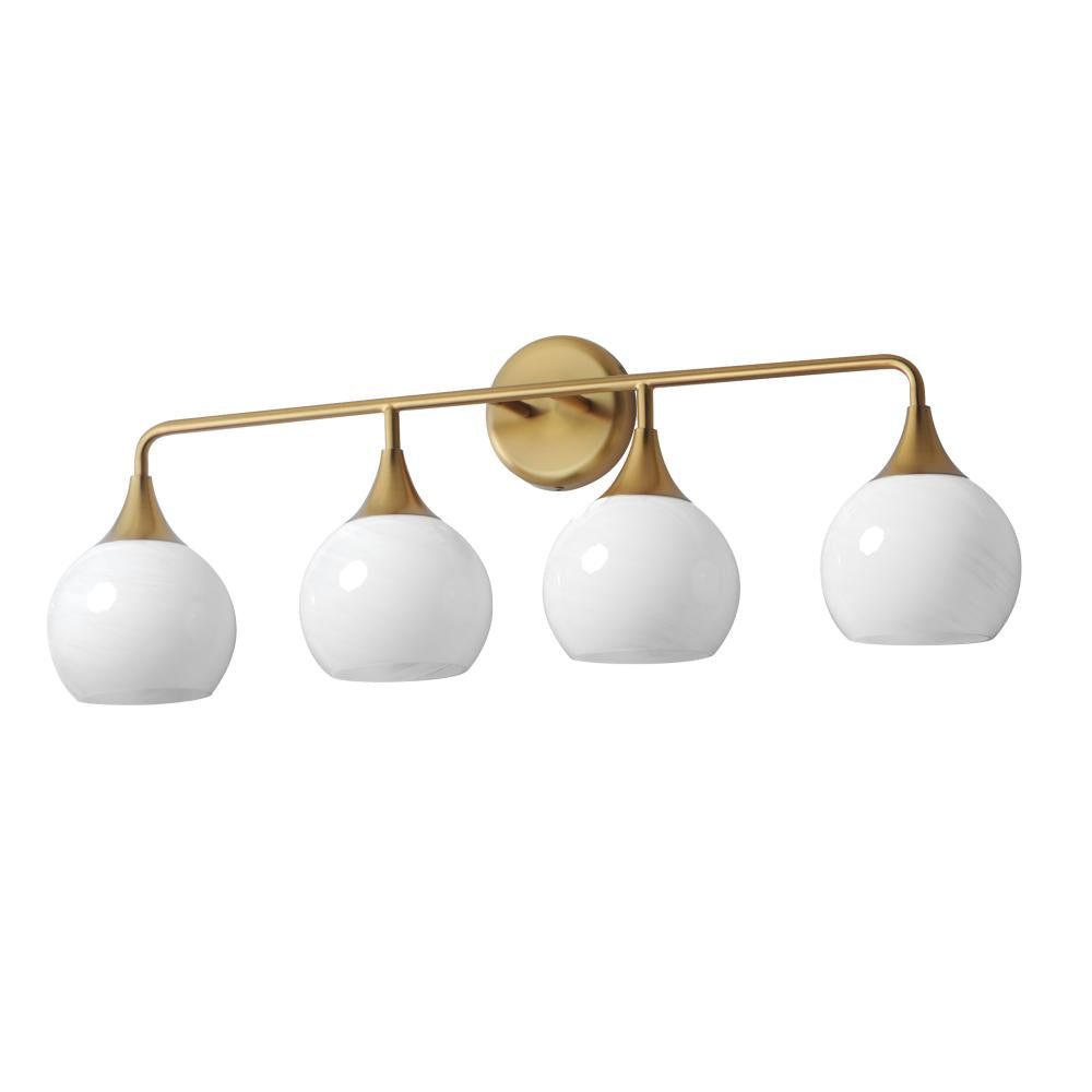Neve 31 Inch Bathroom Vanity - Natural Aged Brass