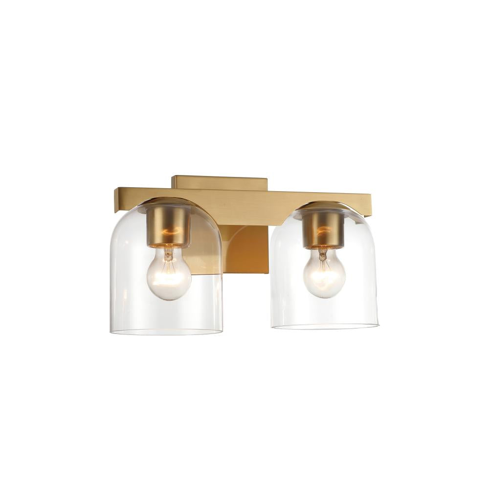 Scoop 13.5 Inch Bathroom Vanity - Natural Aged Brass