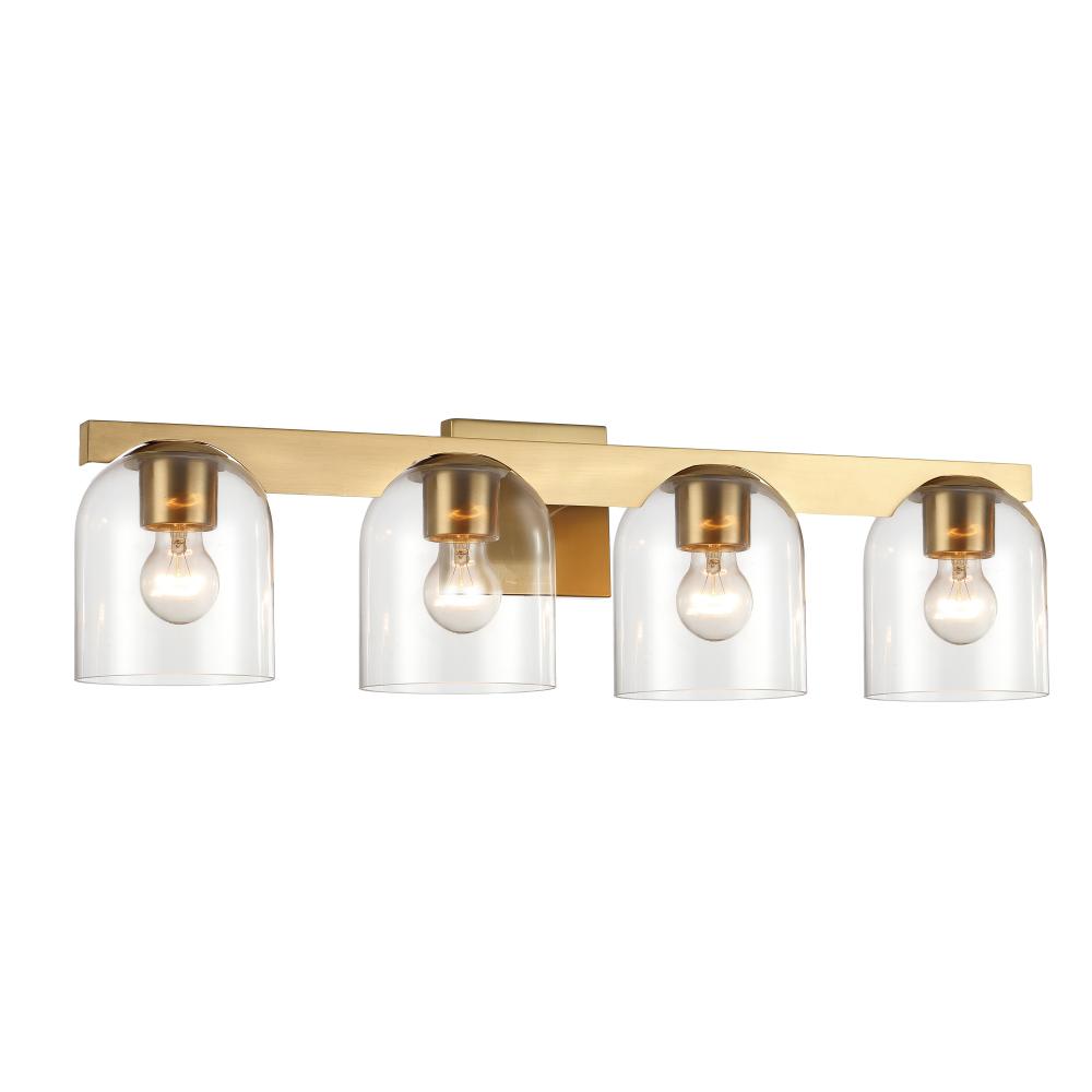 Scoop 29.5 Inch Bathroom Vanity - Natural Aged Brass