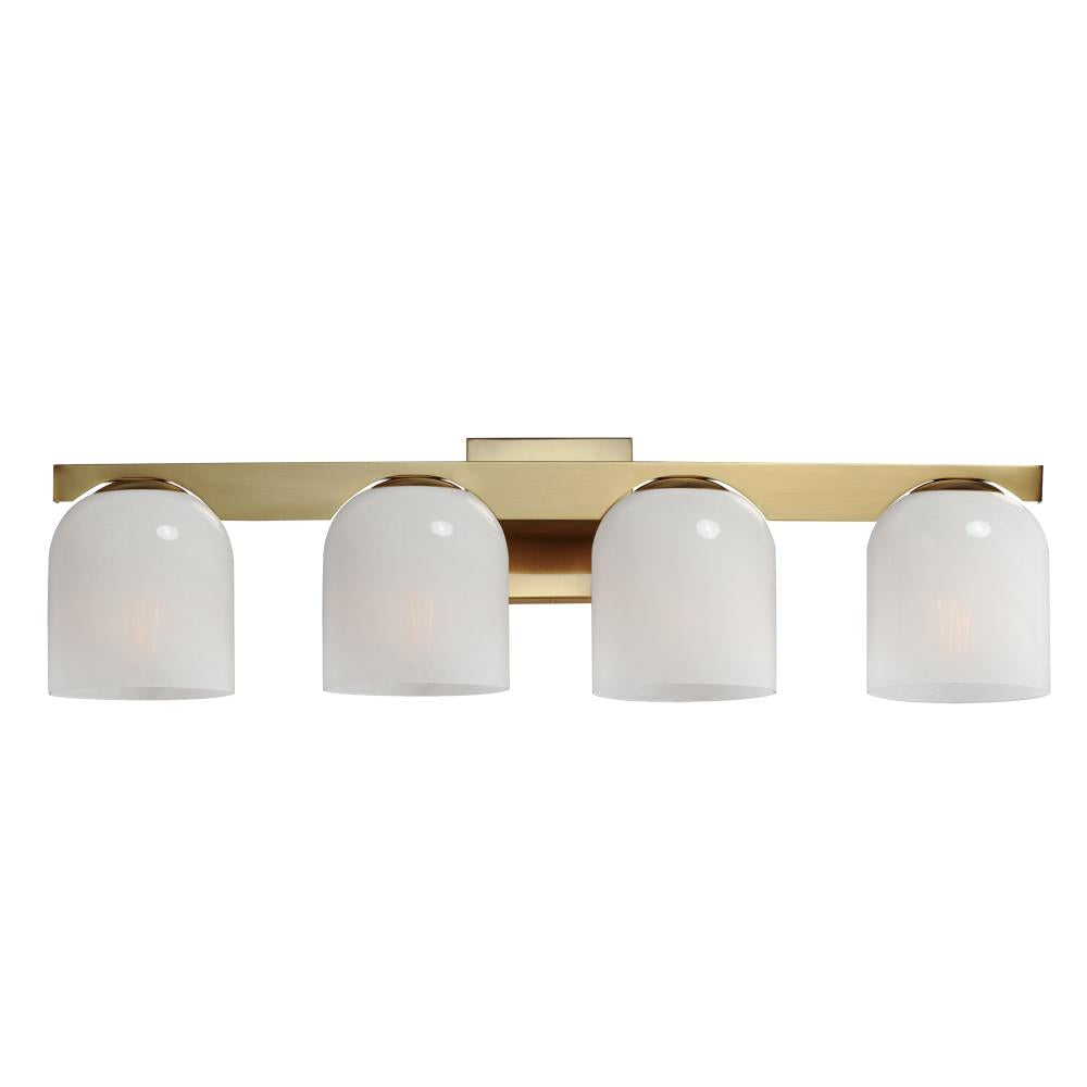 Scoop 29.5 Inch Bathroom Vanity - Natural Aged Brass