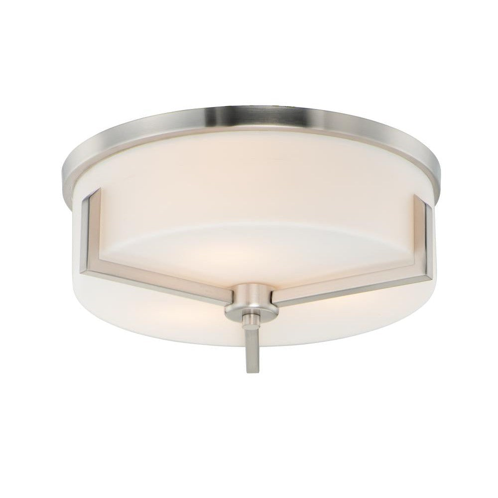 Maxim Lighting DART 21280SWSN Flush Mount Transitional - Nickel