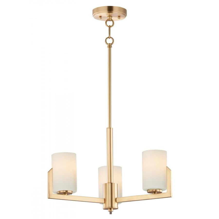 Dart 22.25 Inch Mini Chandelier – Satin Brass
