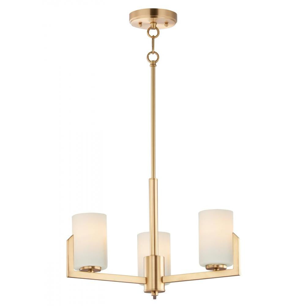 Dart 22.25 Inch Mini Chandelier – Satin Brass