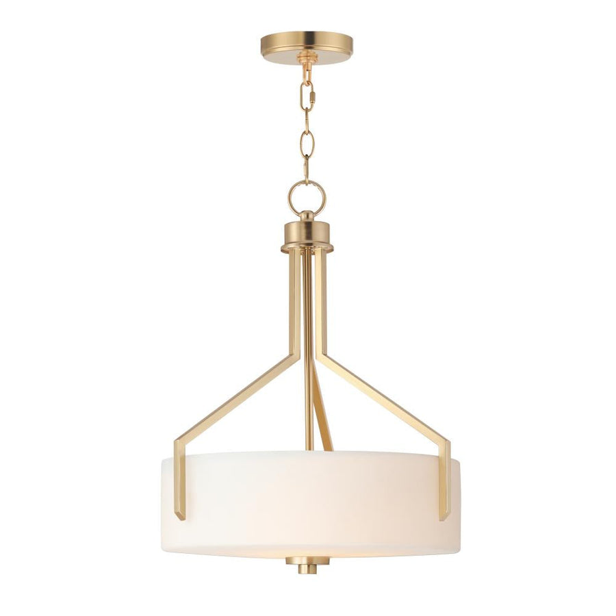 Foyer 16.75 Inch Chandelier – Satin Brass