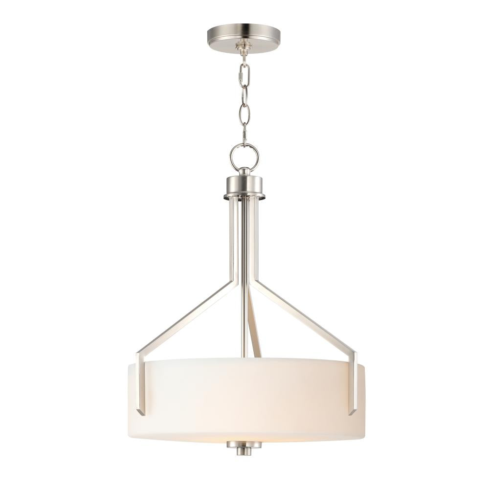 Foyer 16.75 Inch Chandelier – Satin Nickel