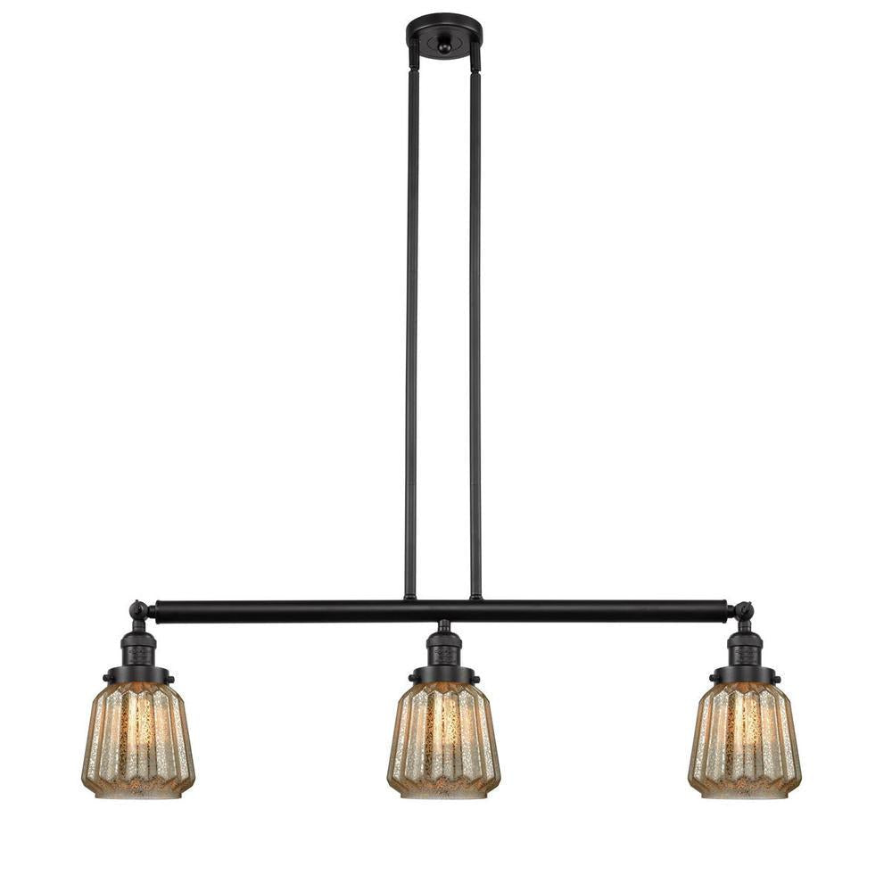 Chatham - 3 Light - 39 inch - Oil Rubbed Bronze - Stem Hung - Adjustable Island Light