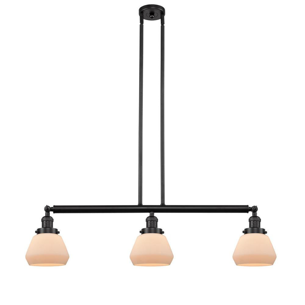 Fulton - 3 Light - 39 inch - Oil Rubbed Bronze - Stem Hung - Adjustable Island Light