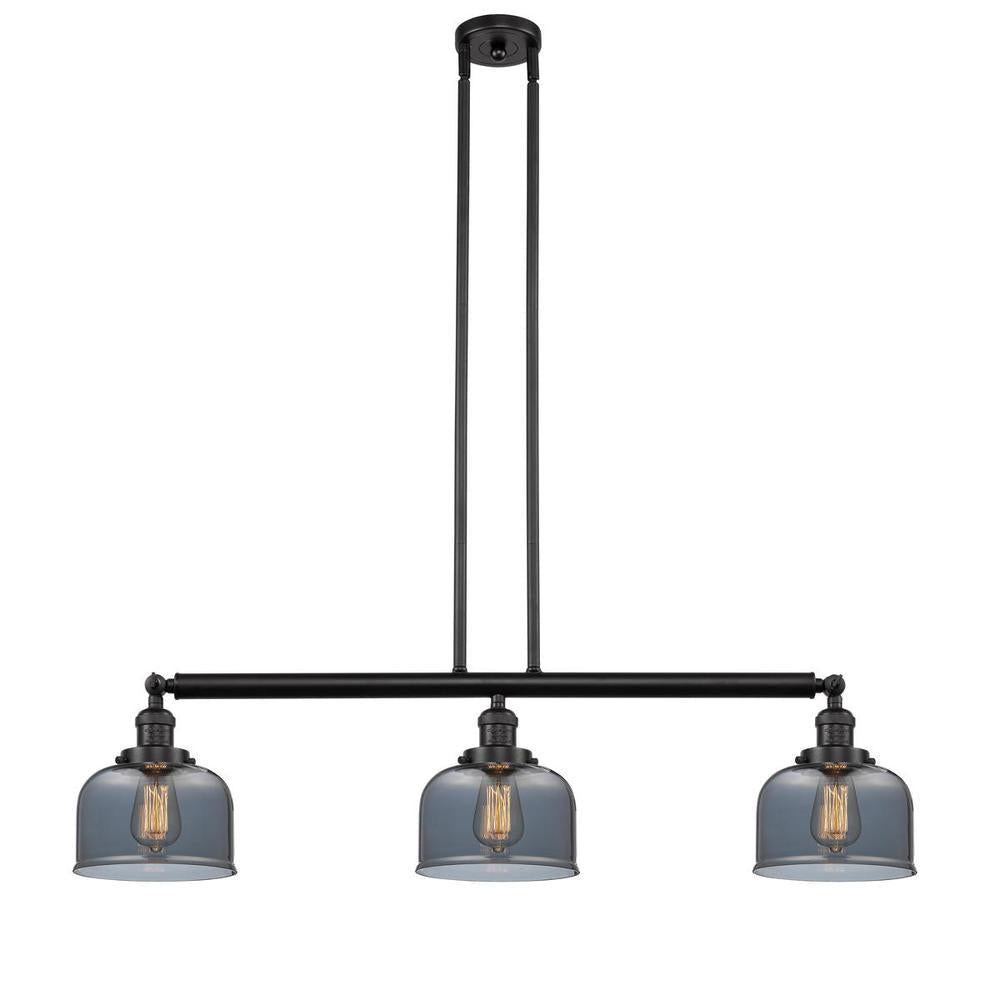 Bell - 3 Light - 41 inch - Oil Rubbed Bronze - Stem Hung - Adjustable Island Light