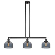 Bell - 3 Light - 41 inch - Oil Rubbed Bronze - Stem Hung - Adjustable Island Light