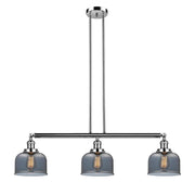 Bell - 3 Light - 41 inch - Polished Nickel - Stem Hung - Adjustable Island Light