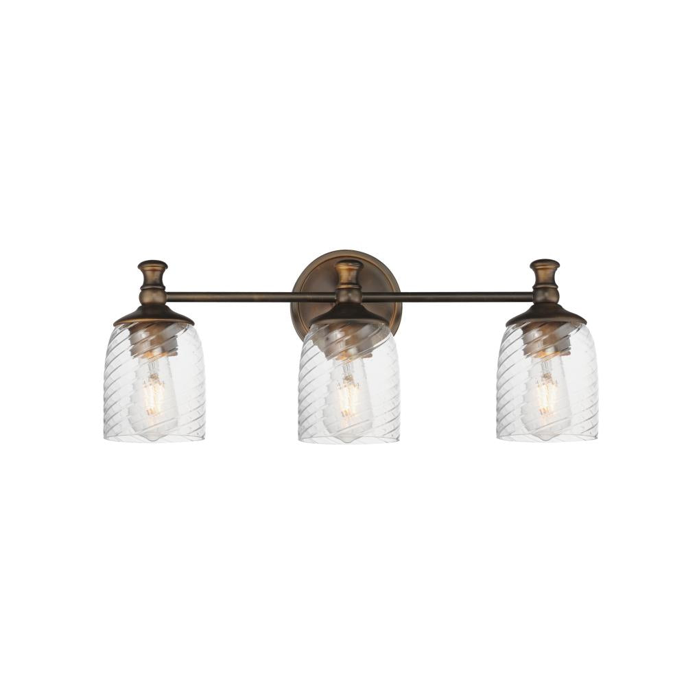Swirl 23 Inch Bathroom Vanity - Antique Bronze