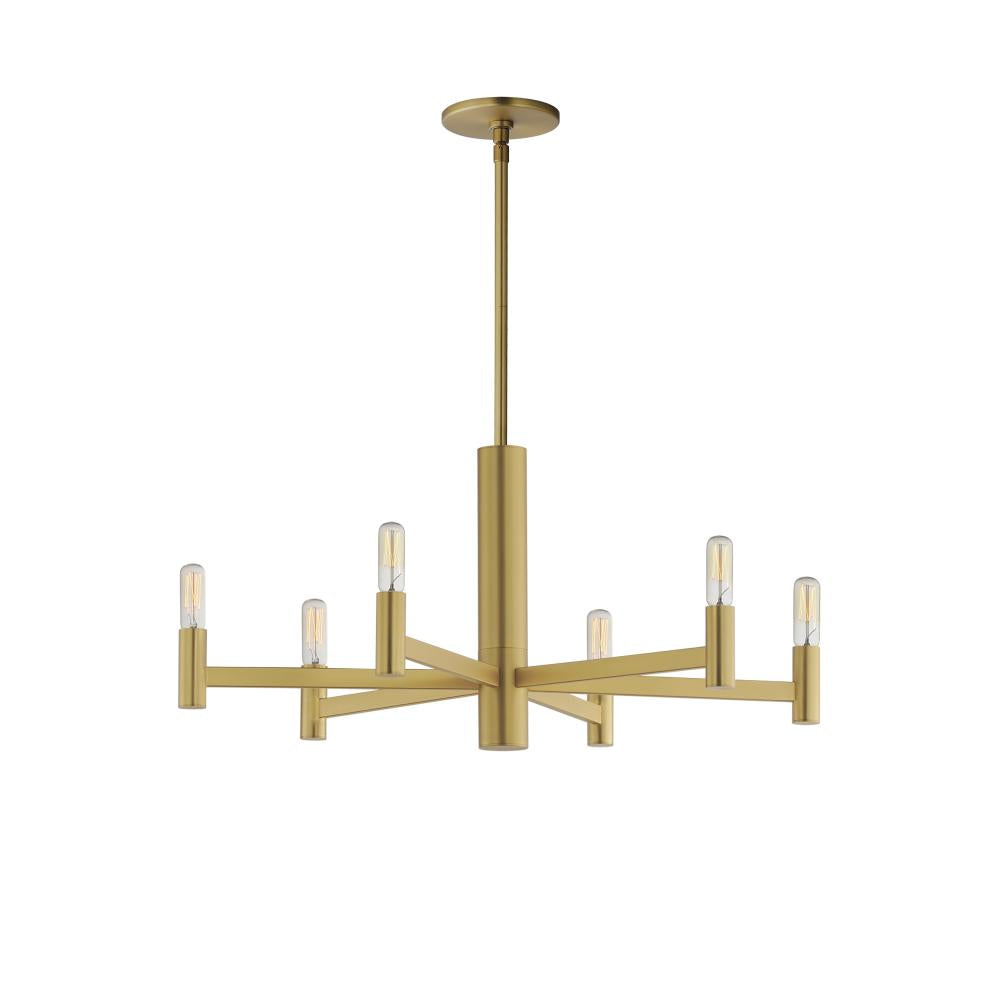 Emana 25.5 Inch Chandelier – Natural Aged Brass