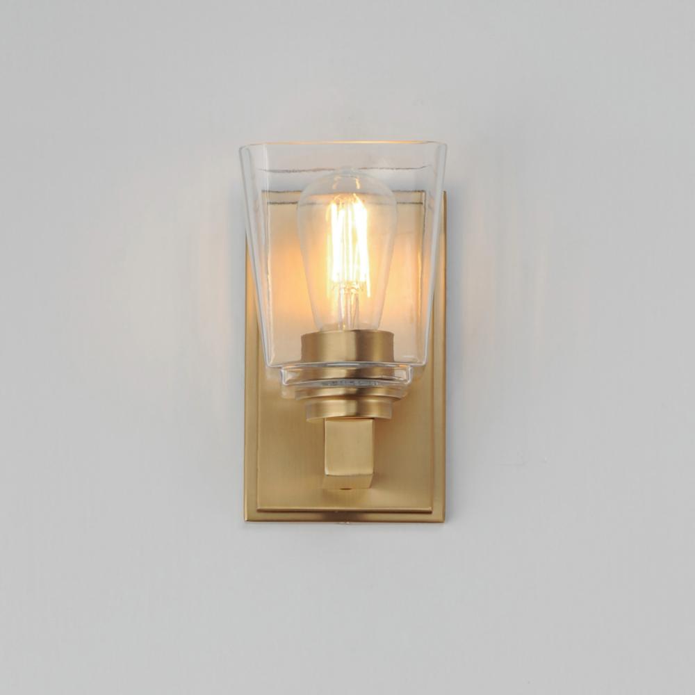 Maxim Lighting CUBOS 21381CLNAB Bathroom Fixture - Brass