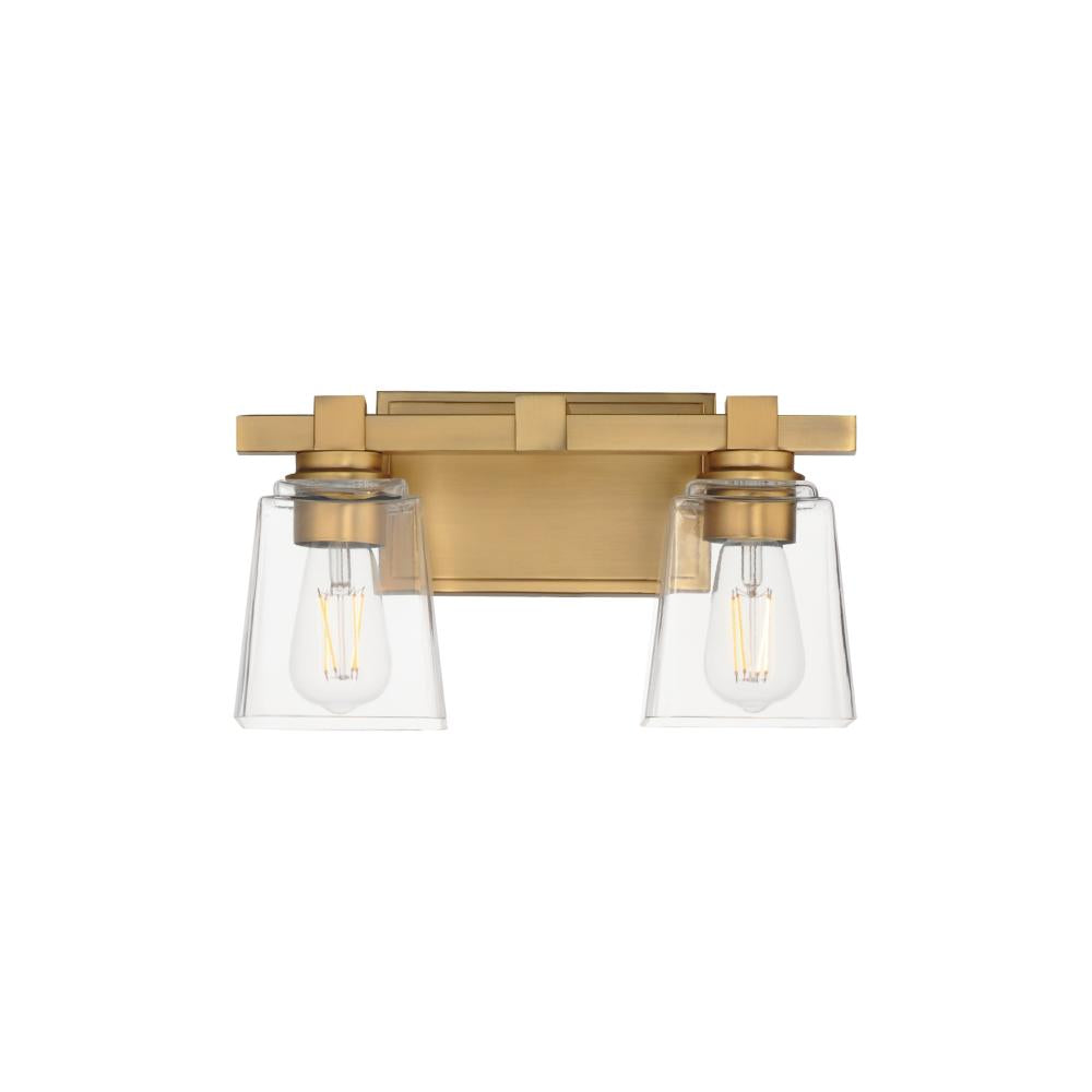 Maxim Lighting CUBOS 21382CLNAB Sconce - Brass