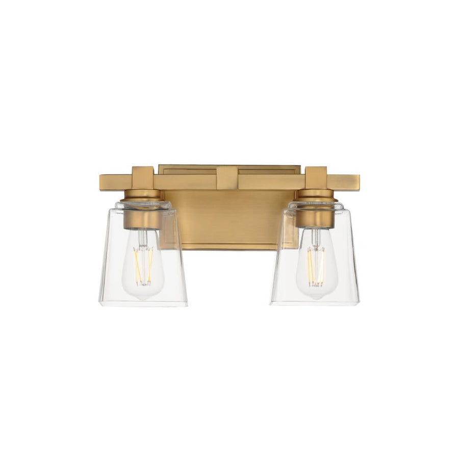 Maxim Lighting 21382CLNAB Cubos 14 Wall Sconce - Natural Aged Brass