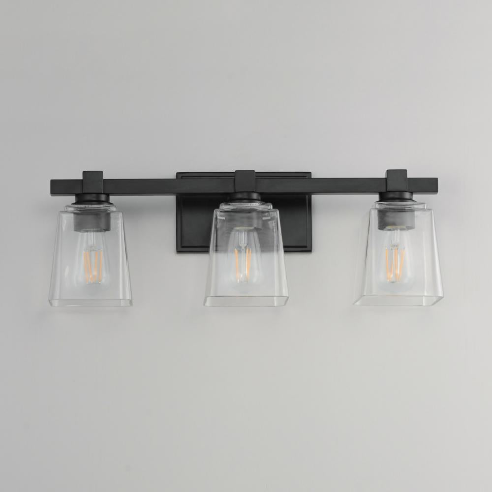 Maxim Lighting CUBOS 21383CLBK Sconce - Black