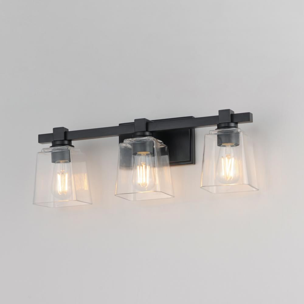 Maxim Lighting CUBOS 21383CLBK Sconce - Black