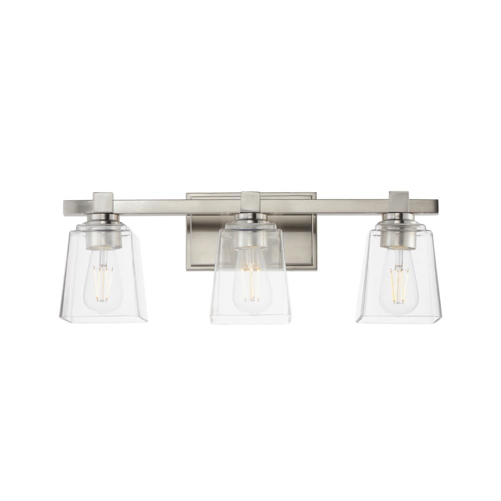 Cubos 22.25 Inch Bathroom Vanity - Satin Nickel