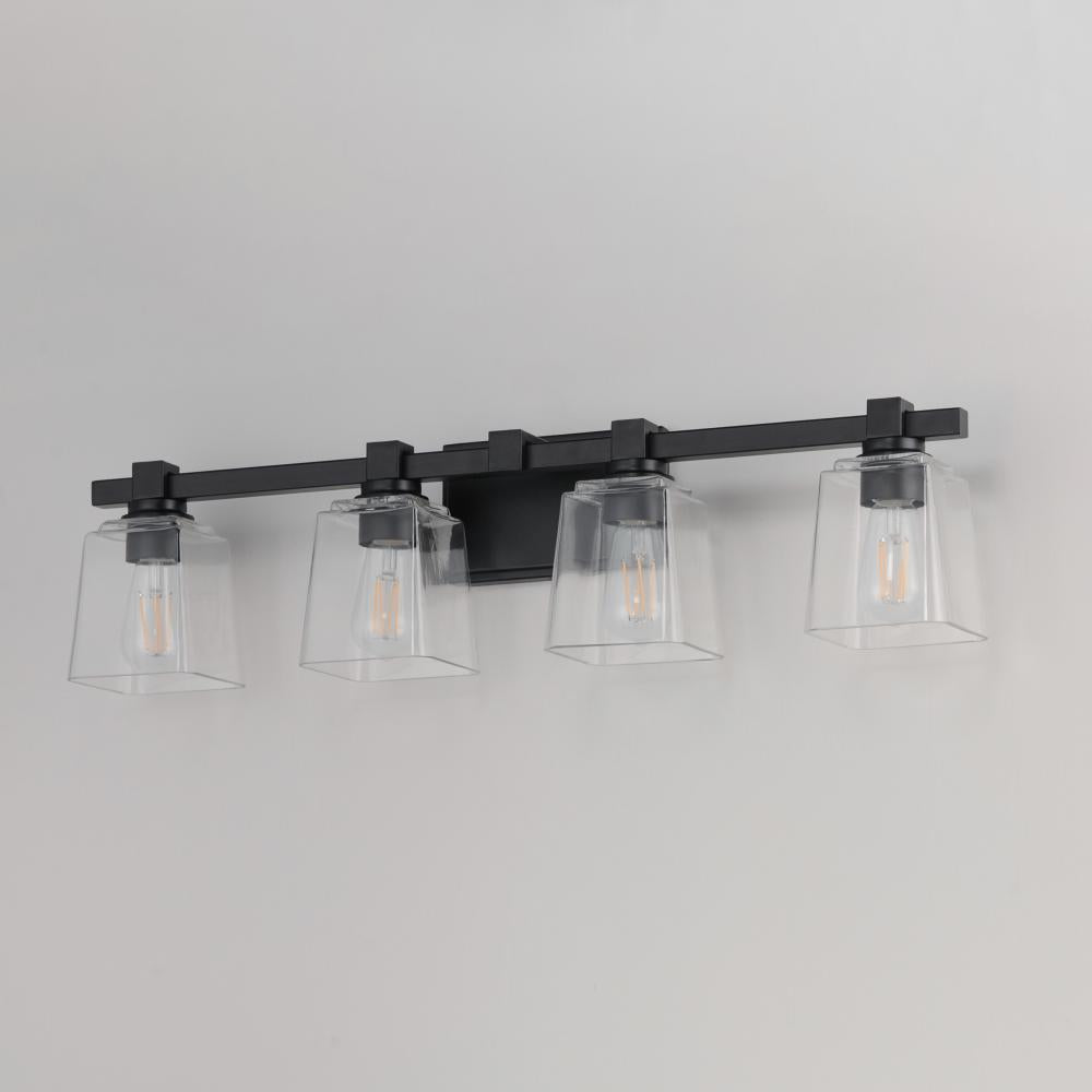 Maxim Lighting CUBOS 21384CLBK Sconce - Black