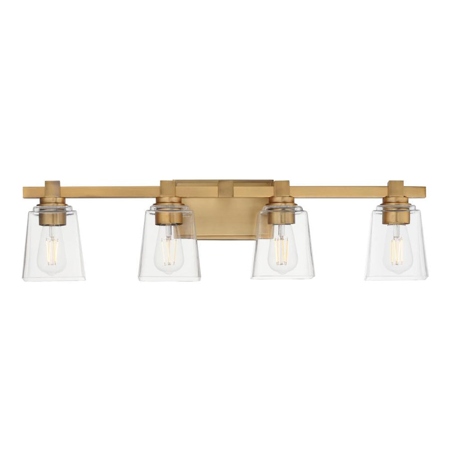 Maxim Lighting 21384CLNAB Cubos 30.75 Wall Sconce - Natural Aged Brass
