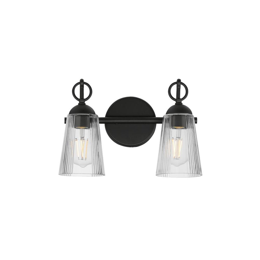 Maxim Lighting 21392CLBK Jackson 14.25 Hole Wall Sconce - Black