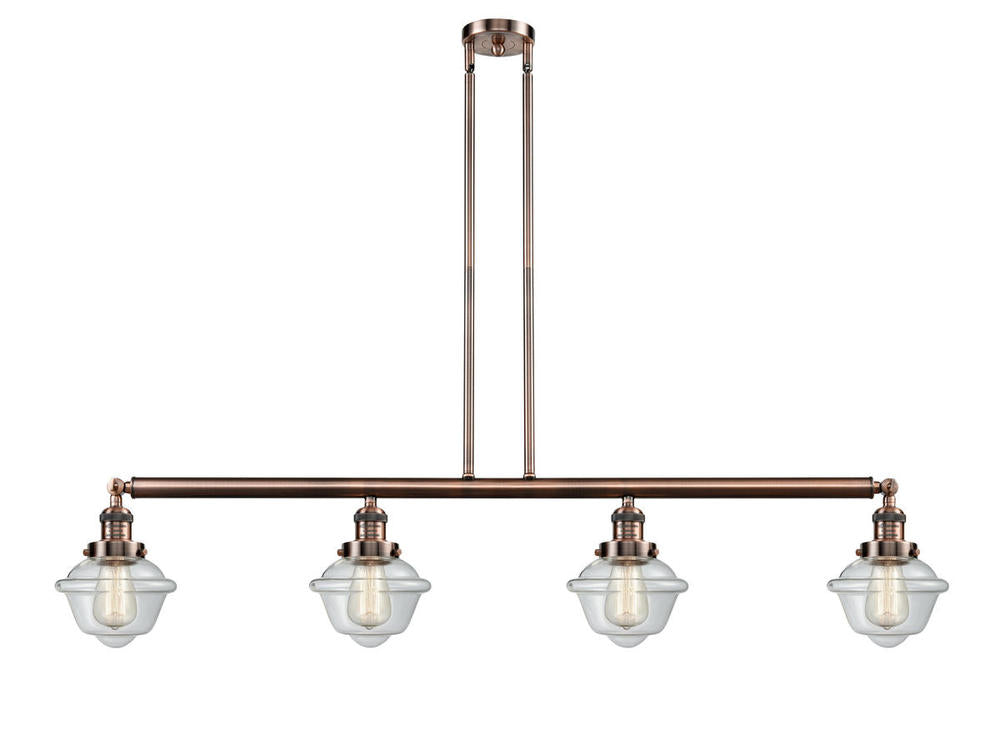 Innovations Lighting OXFORD 214-AC-G532 Island Traditional - Copper