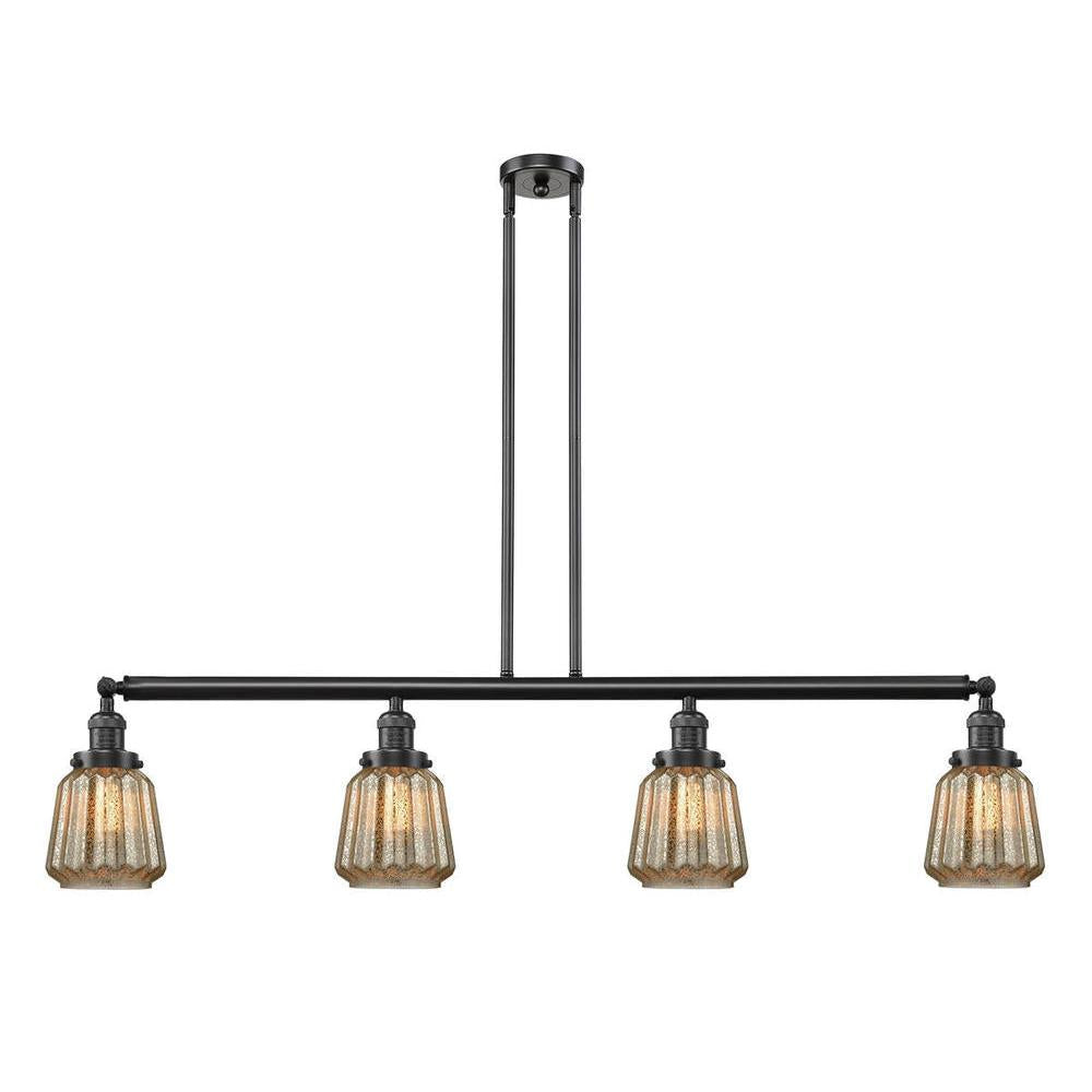Chatham - 4 Light - 51 inch - Oil Rubbed Bronze - Stem Hung - Island Light