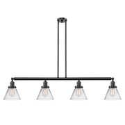 Cone - 4 Light - 52 inch - Oil Rubbed Bronze - Stem Hung - Island Light