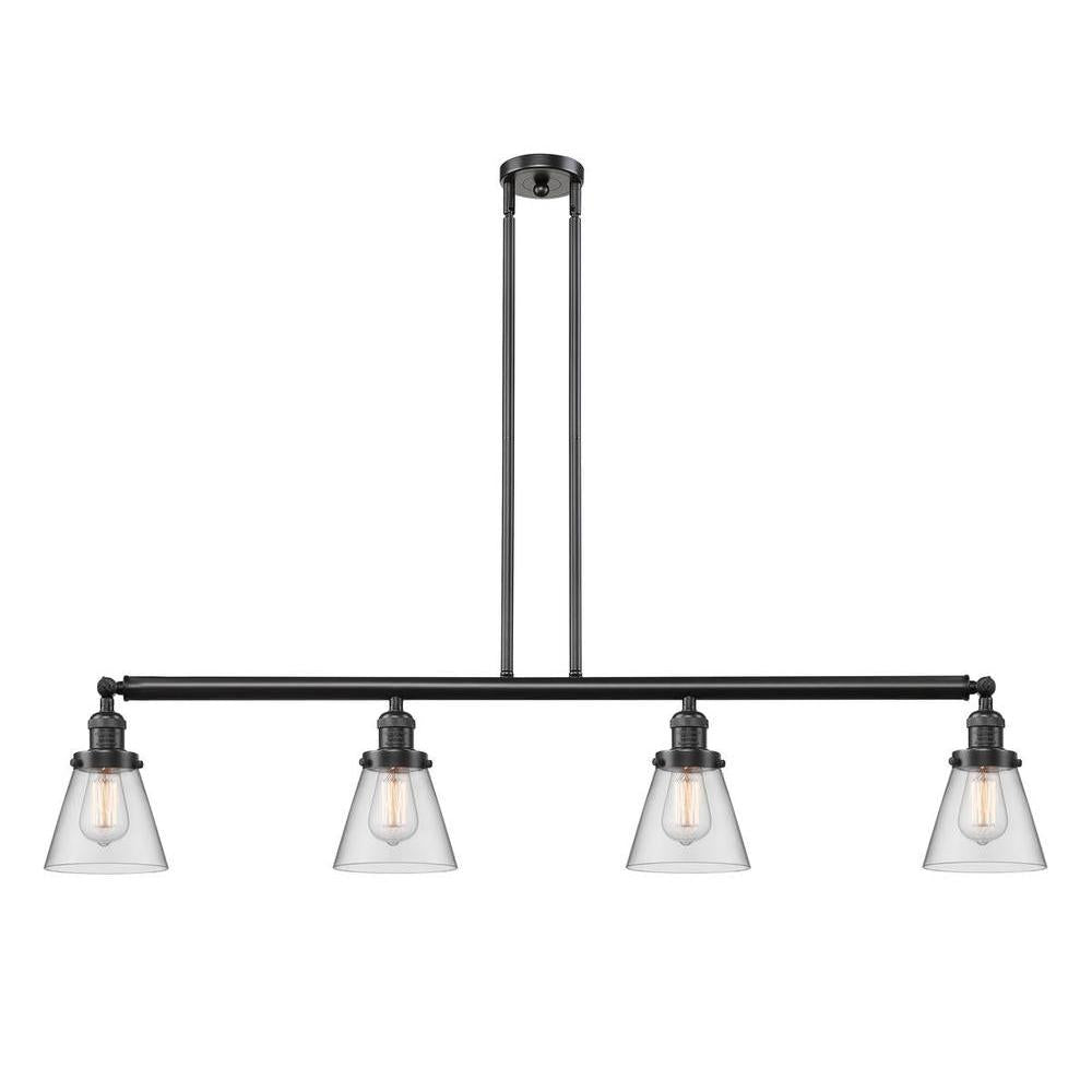 Cone - 4 Light - 51 inch - Oil Rubbed Bronze - Stem Hung - Island Light