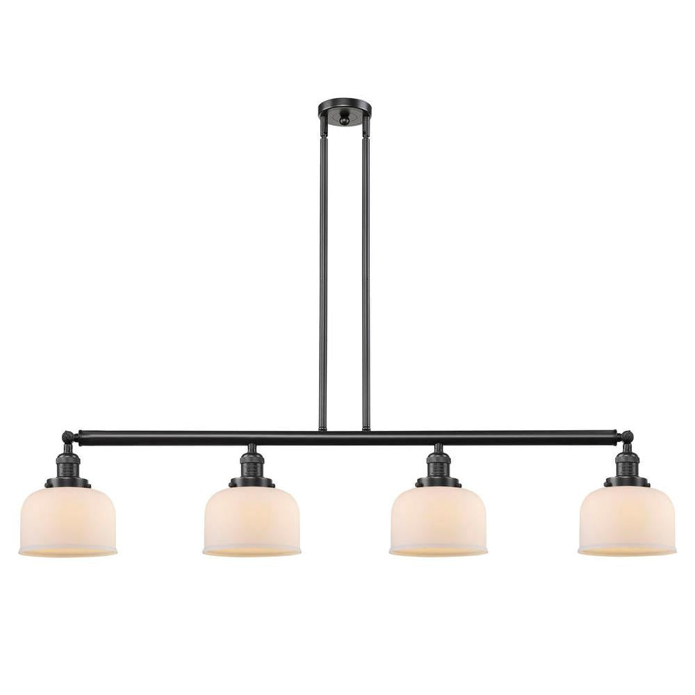Bell - 4 Light - 53 inch - Oil Rubbed Bronze - Stem Hung - Island Light