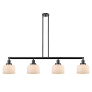 Bell - 4 Light - 53 inch - Oil Rubbed Bronze - Stem Hung - Island Light