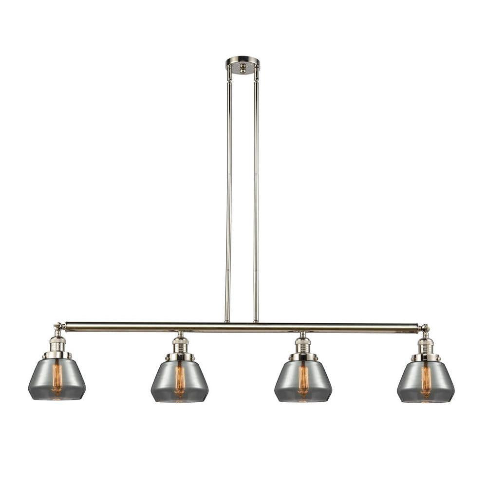 Fulton - 4 Light - 51 inch - Polished Nickel - Stem Hung - Adjustable Island Light