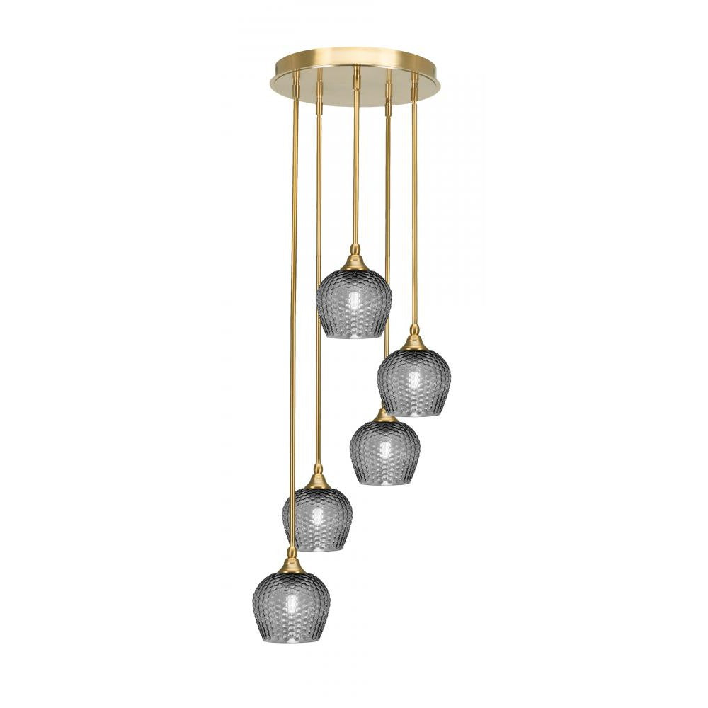 Toltec Company EMPIRE 2145-NAB-4602 Pendant - Brass