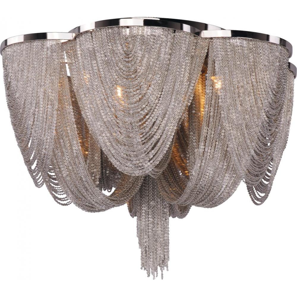 Chantilly 18 Inch Flush Mount Light – Polished Nickel