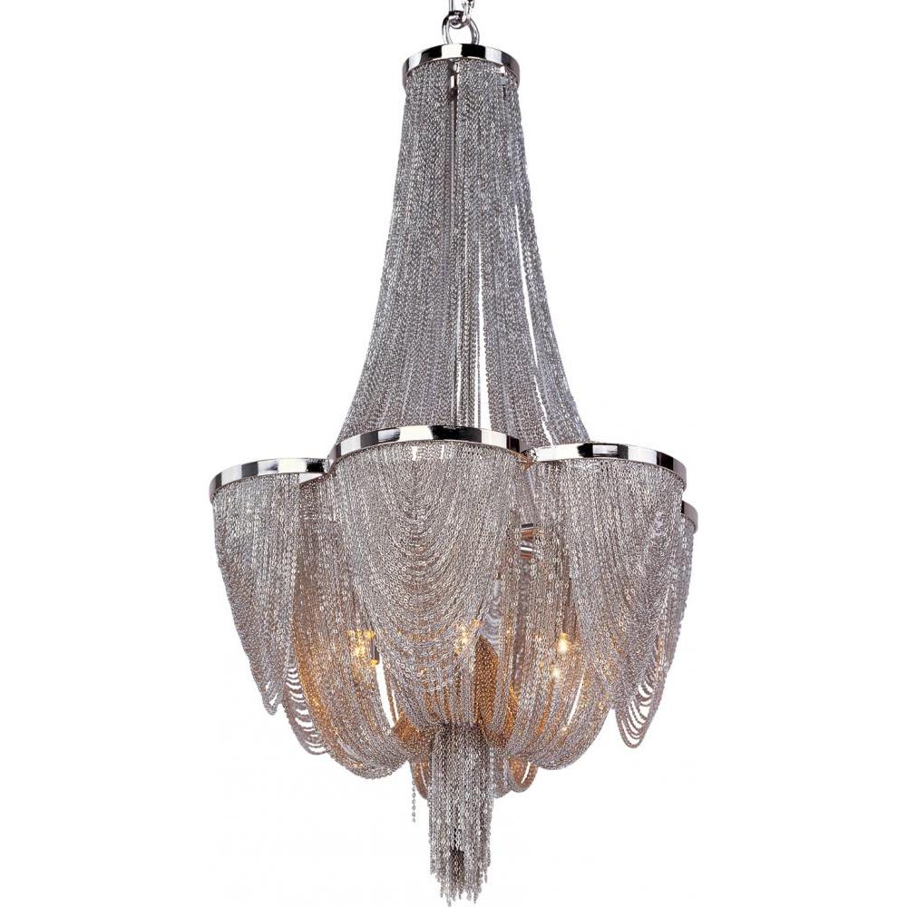 Chantilly 14 Inch Semi Flush Mount Light – Polished Nickel