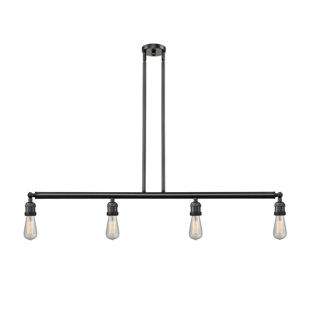 Bare Bulb - 4 Light - 48 inch - Oil Rubbed Bronze - Stem Hung - Island Light