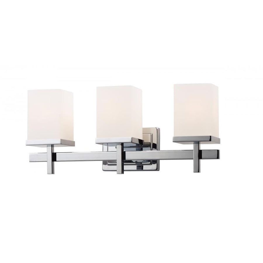 Maxim Lighting 2153SWPC Tetra 22 Inch 3 Light Bathroom Vanity - Polished Chrome
