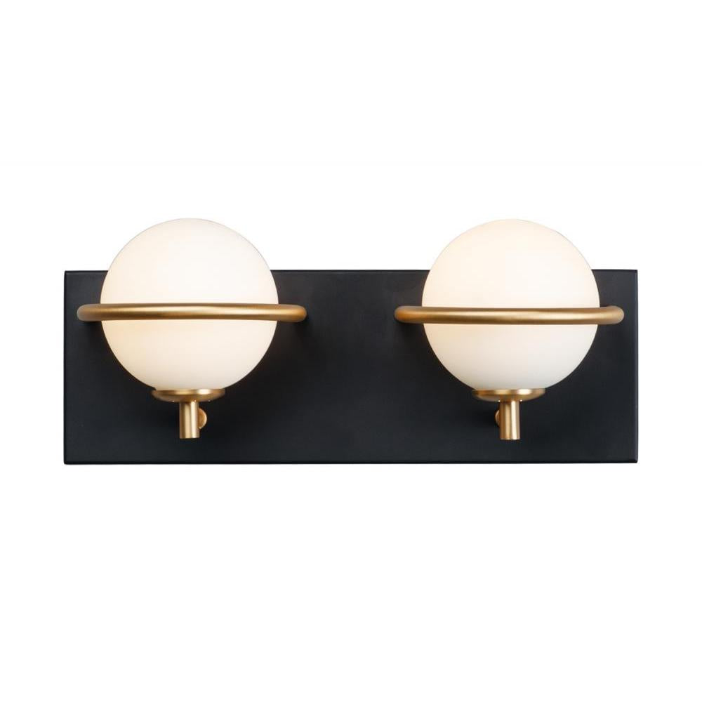 Revolve Bathroom Vanity - Black / Gold
