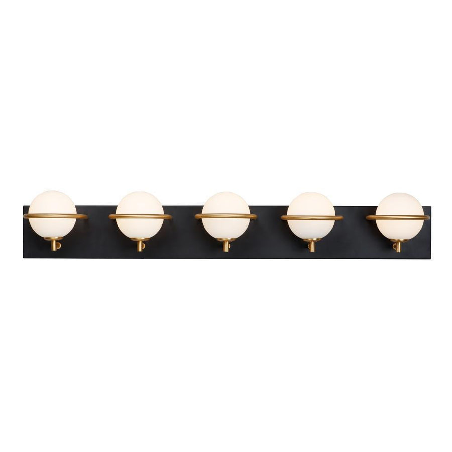 Maxim Lighting 21605SWBKGLD Revolve Bathroom Vanity - Black / Gold