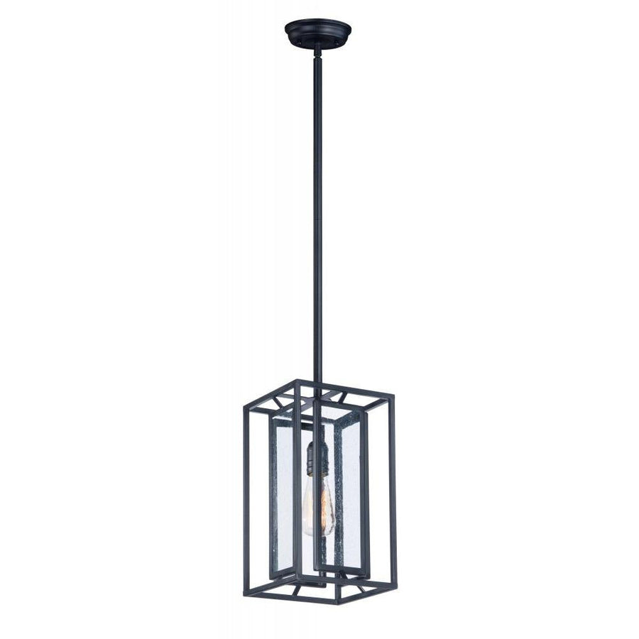 Maxim Lighting 21672CDBK Era 7.75 Inch Semi Flush Mount Light – Black