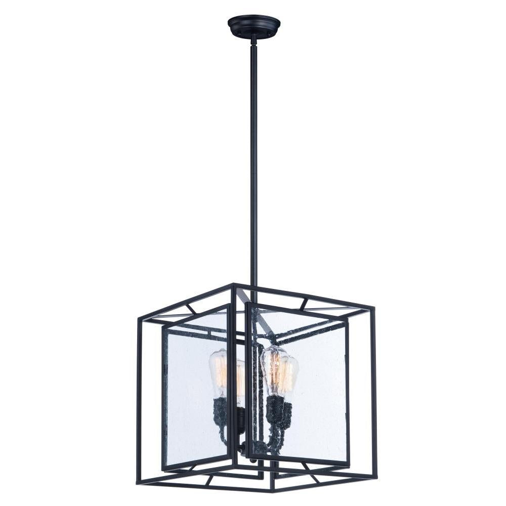 Era 15.75 Inch 4 Light Pendant – Black
