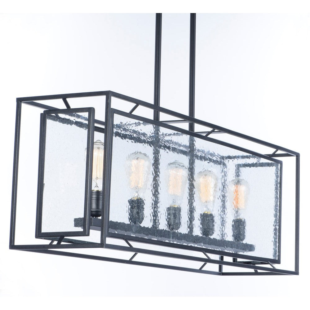 Maxim Lighting ERA 21677CDBK Chandelier Country Rustic - Black