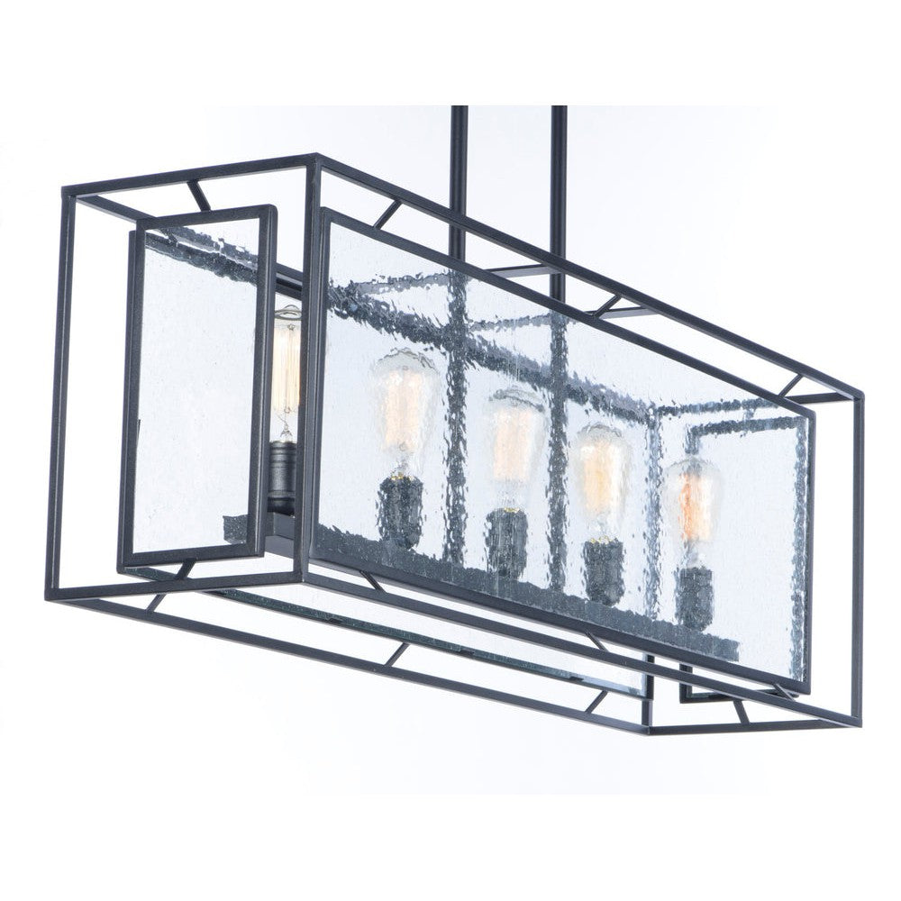 Maxim Lighting ERA 21677CDBK Chandelier Country Rustic - Black