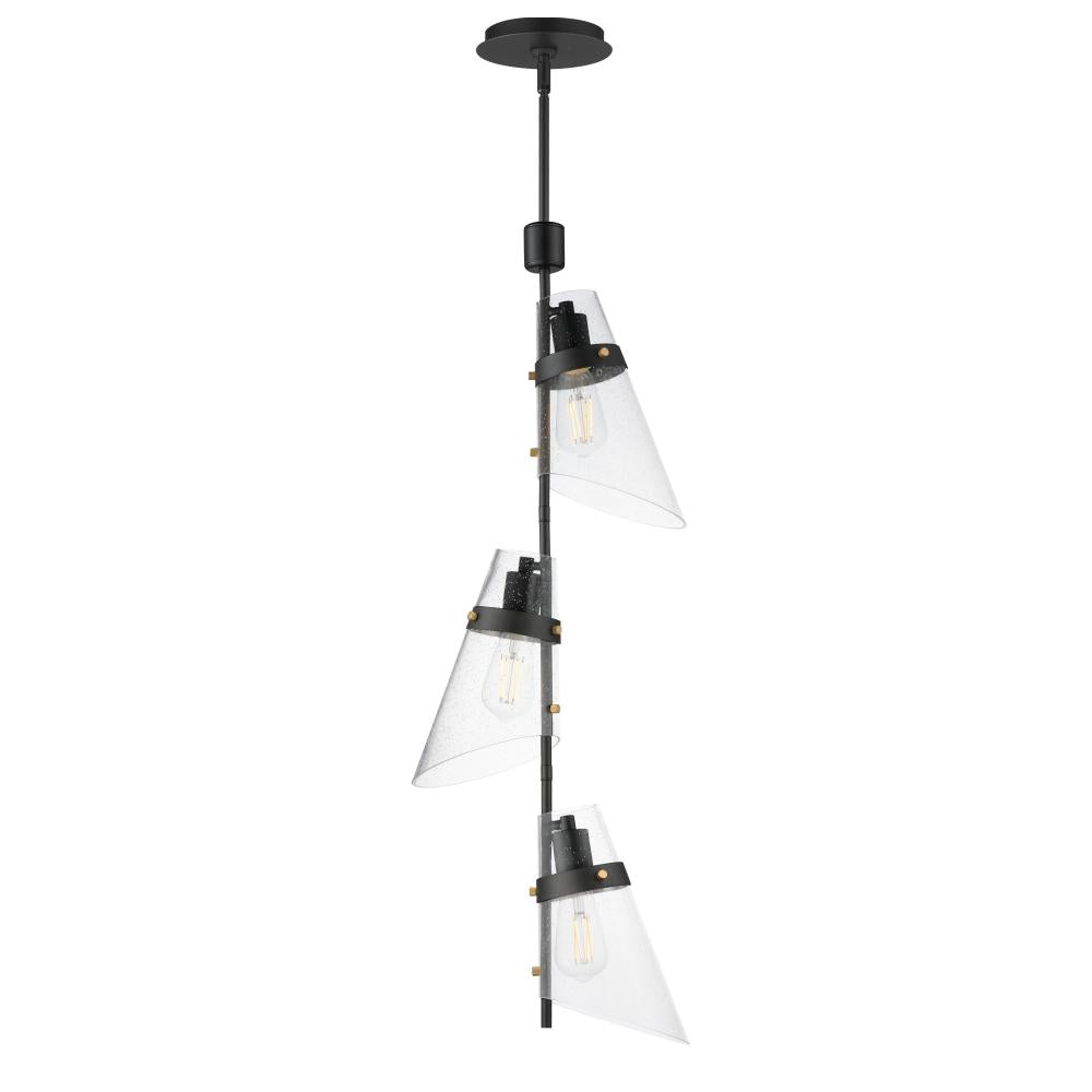 Finch 12 Inch Semi Flush Mount Light – Dark Bronze/Antique Brass